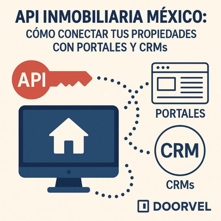 API inmobiliaria México: cómo conectar tus propiedades con portales y CRMs