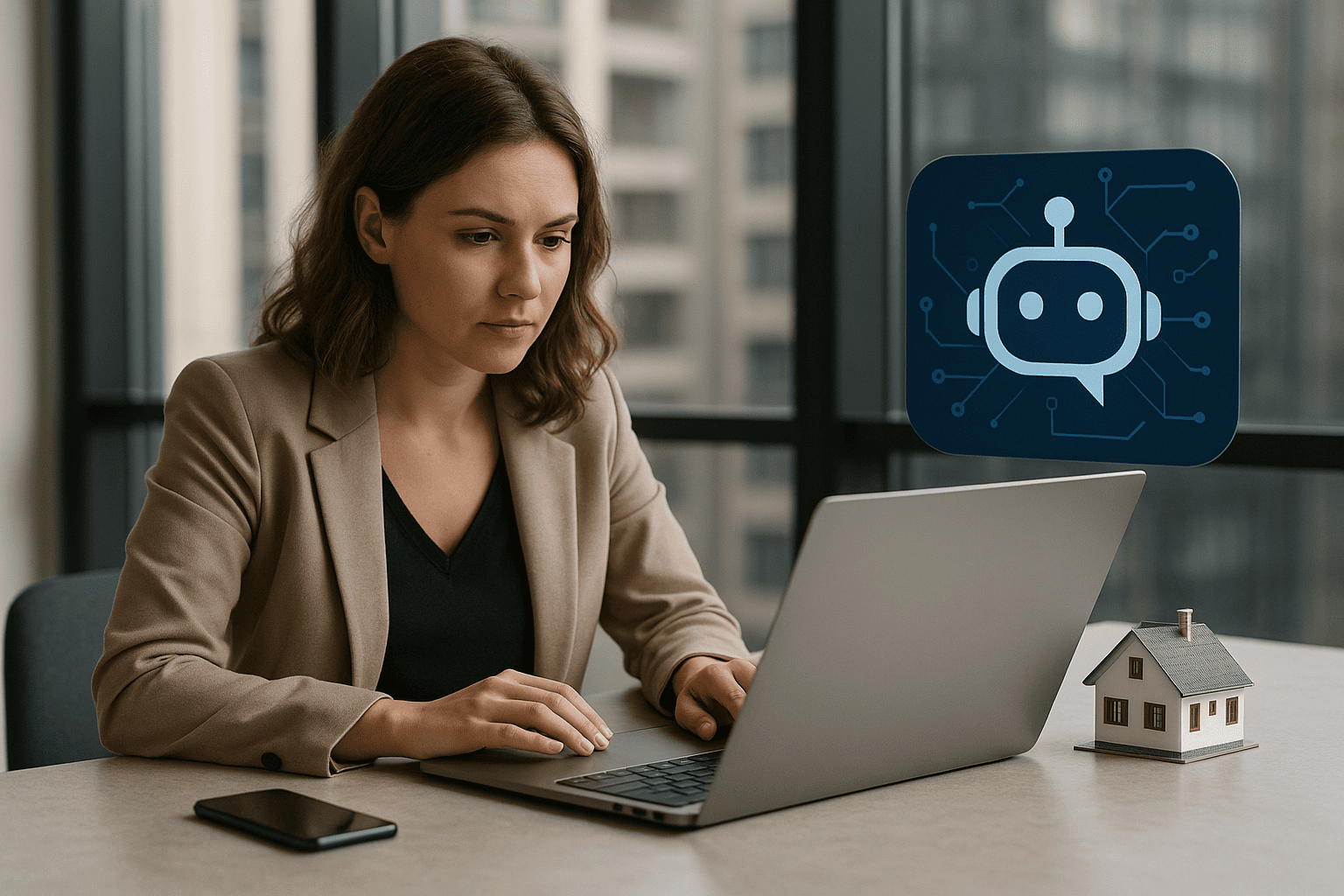 Inteligencia Artificial en bienes raíces: automatización para captar más leads